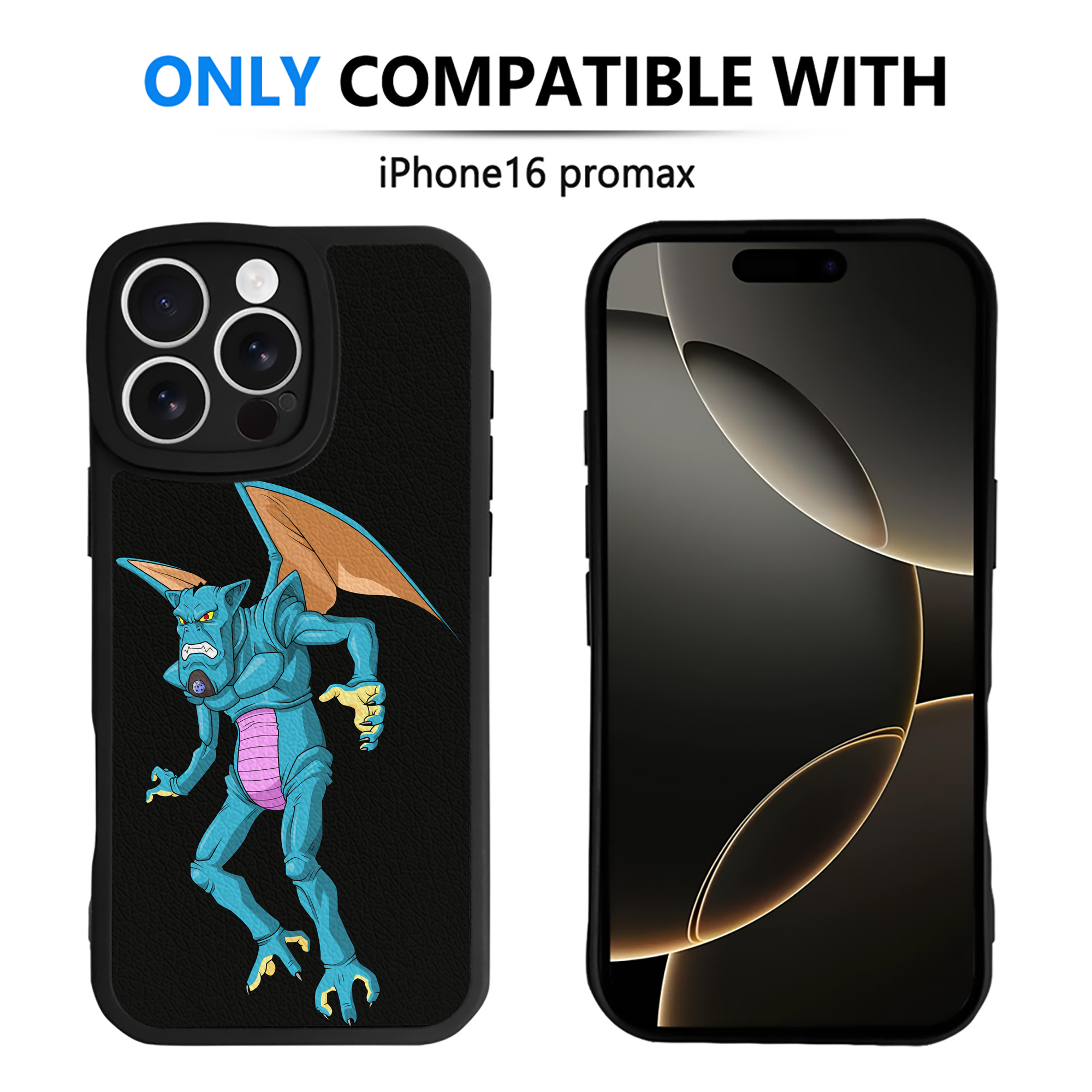 （画像用） ドラゴンボール DRAGON BALL 【iPhone 16シリーズ対応】シリコンスマホケース（レザー調） 材質：シリコン
